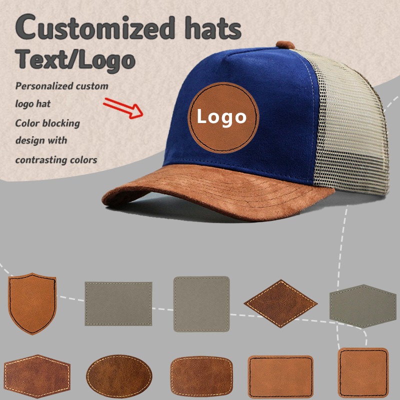Leather Label Custom Logo Five - Trucker Cap Mesh review and price