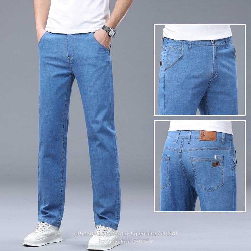 Summer Thin Men's Elastic Cott - Levis Jeans 501 review and price