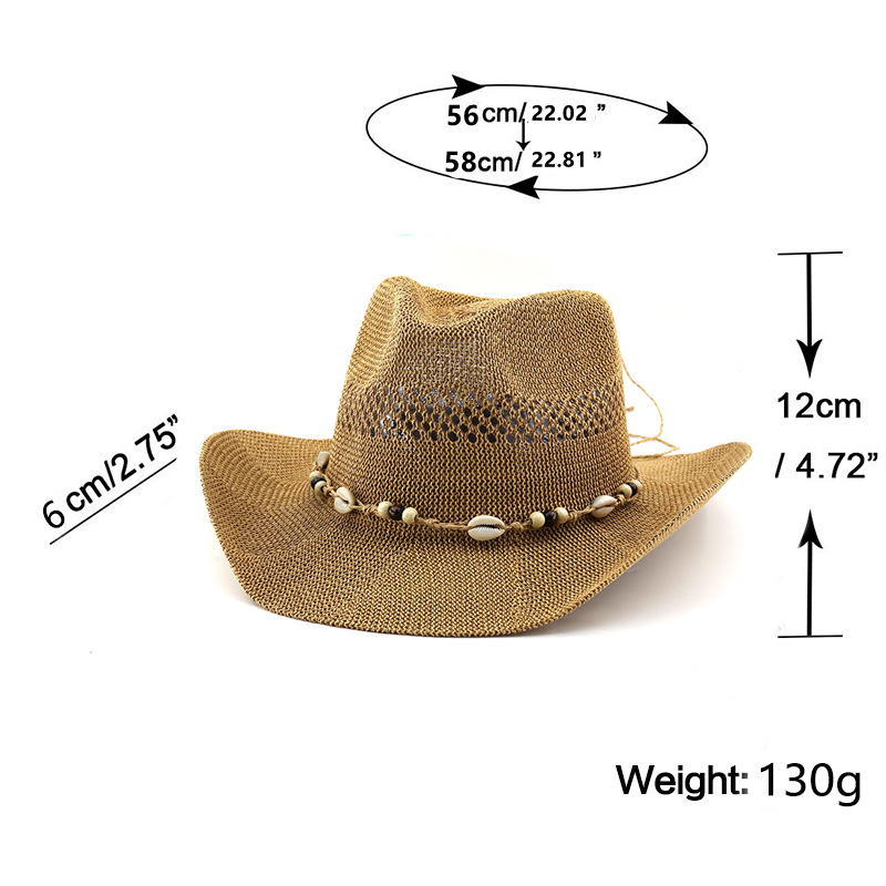 2026 New summer Hollow out bre - Cowboy Hat Straw review and price