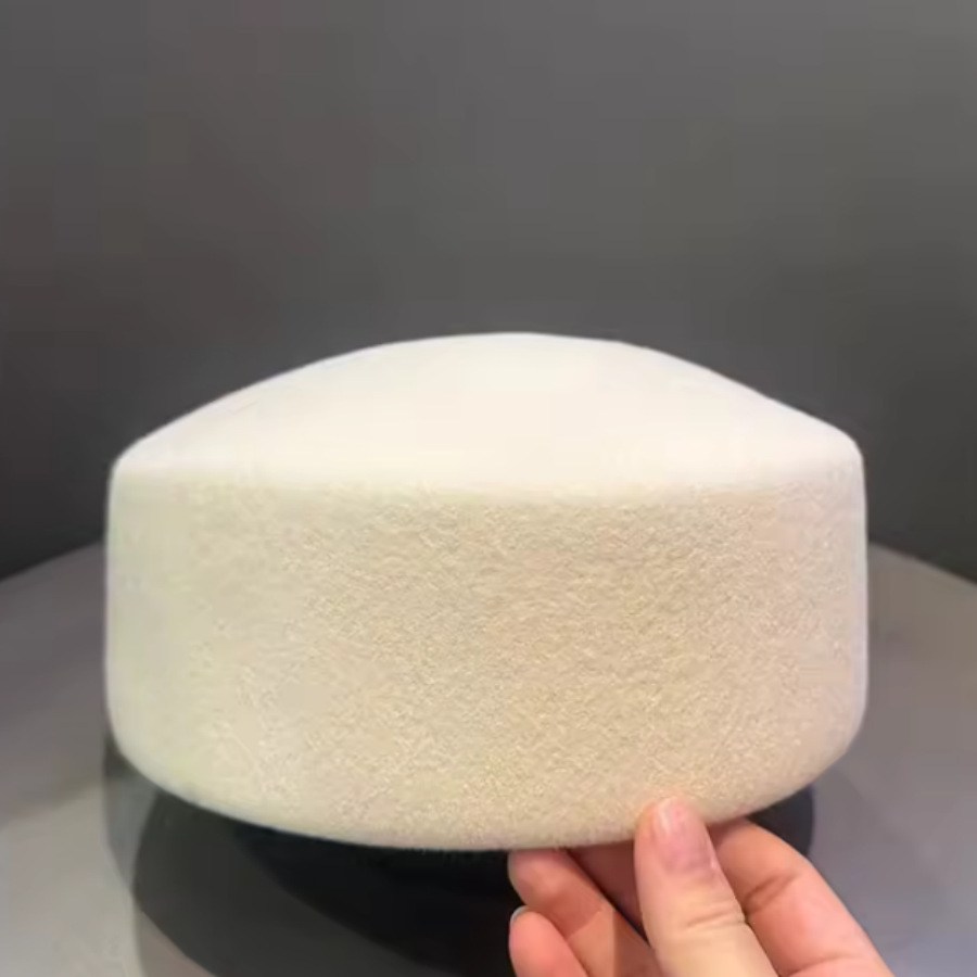 2026 Luxury Blue Pure Wool Fel - Beret French Wool review and price